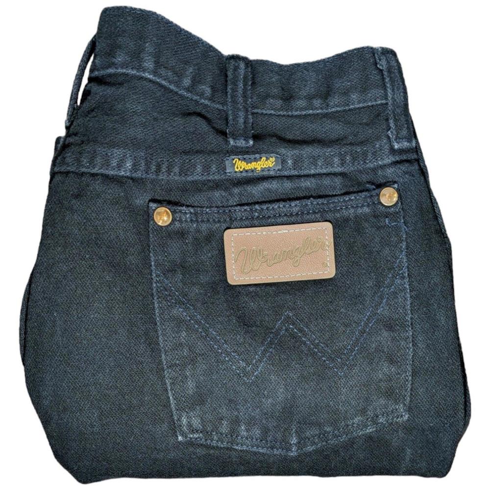 Wrangler Jeans Mens 34x30 Made USA Black Cowboy Cut Western 936wbk Actual 33x29